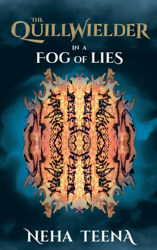 The Quillwielder In A Fog Of Lies paperback YA fantasy novel book cover front